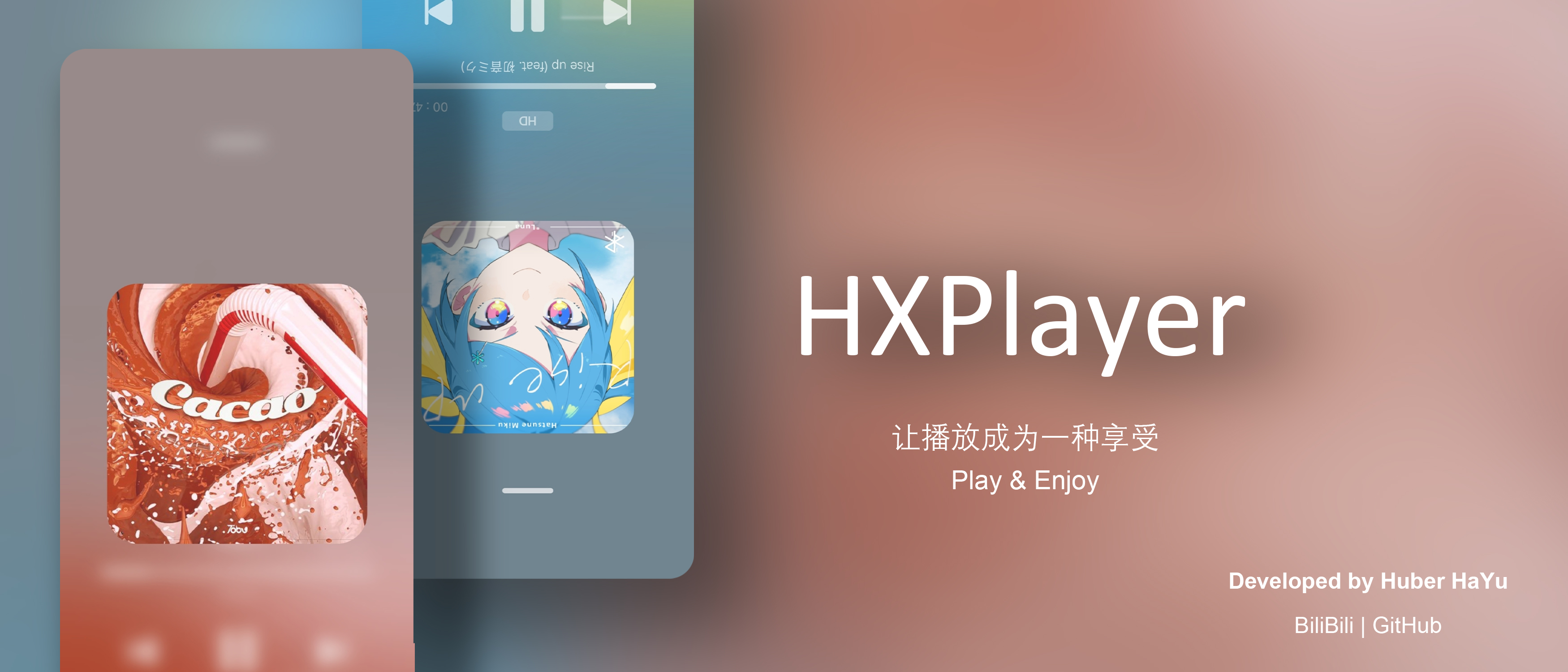 HX-Player Banner Designed by HuberHaYu